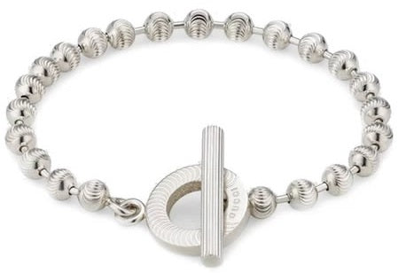 Gucci Boule Silver Toggle Bracelet